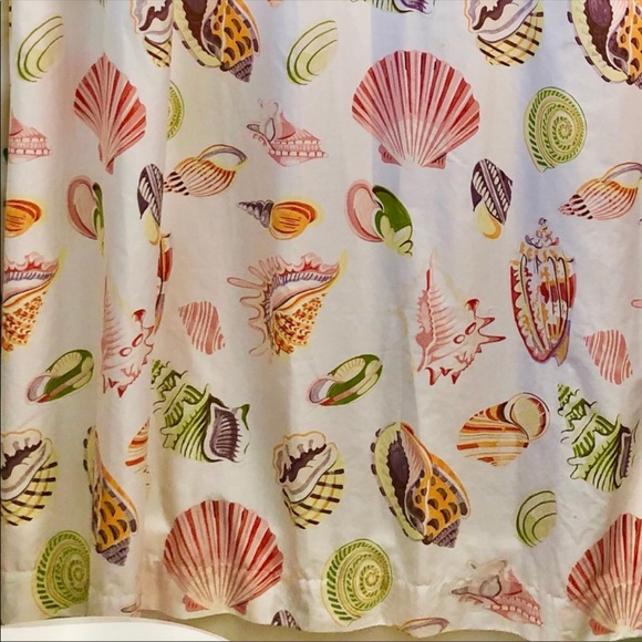 Cuddledown Seashell Shower Curtain NWOT - Picture 6 of 7